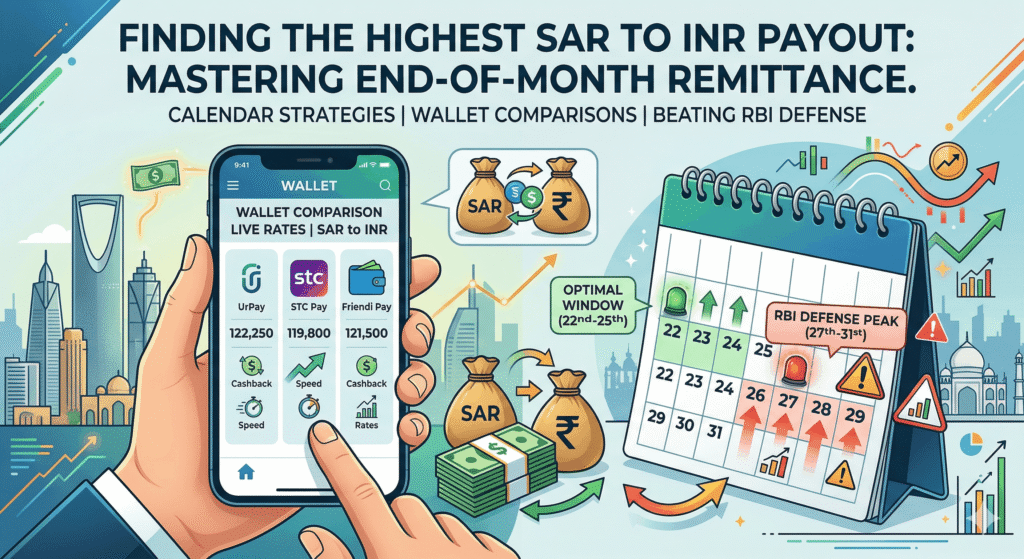 End of Month Remittance Finding the Highest SAR to INR Payout